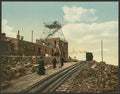 The summit of Pikes Peak Vintage A4 Photo Print