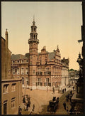 The town hall Hague Vintage A4 Photo Print