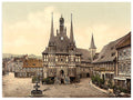 The town hall II Wernigerode Hartz Vintage A4 Photo Print