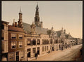 The town hall Leyden Vintage A4 Photo Print
