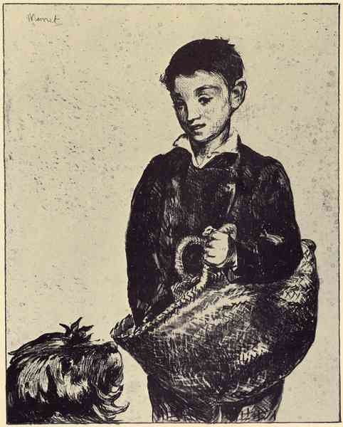 The urchin by Manet A4 Photo Print