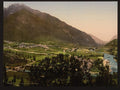 The valley Laruns Pyrenees Vintage A4 Photo Print