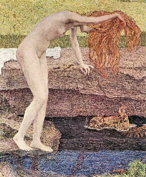 The vanity detail Giovanni Segantini Symbolism A4 Photo Print