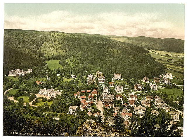 The villages Harzburg Hartz Vintage A4 Photo Print