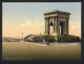 The water castle Montpelier Vintage A4 Photo Print