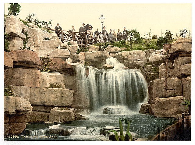 The waterfall Ramsgate Vintage A4 Photo Print