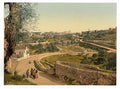 The way to the station Jerusalem Vintage A4 Photo Print
