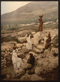 The well of the samaritan Shechem Napulus Vintage A4 Photo Print