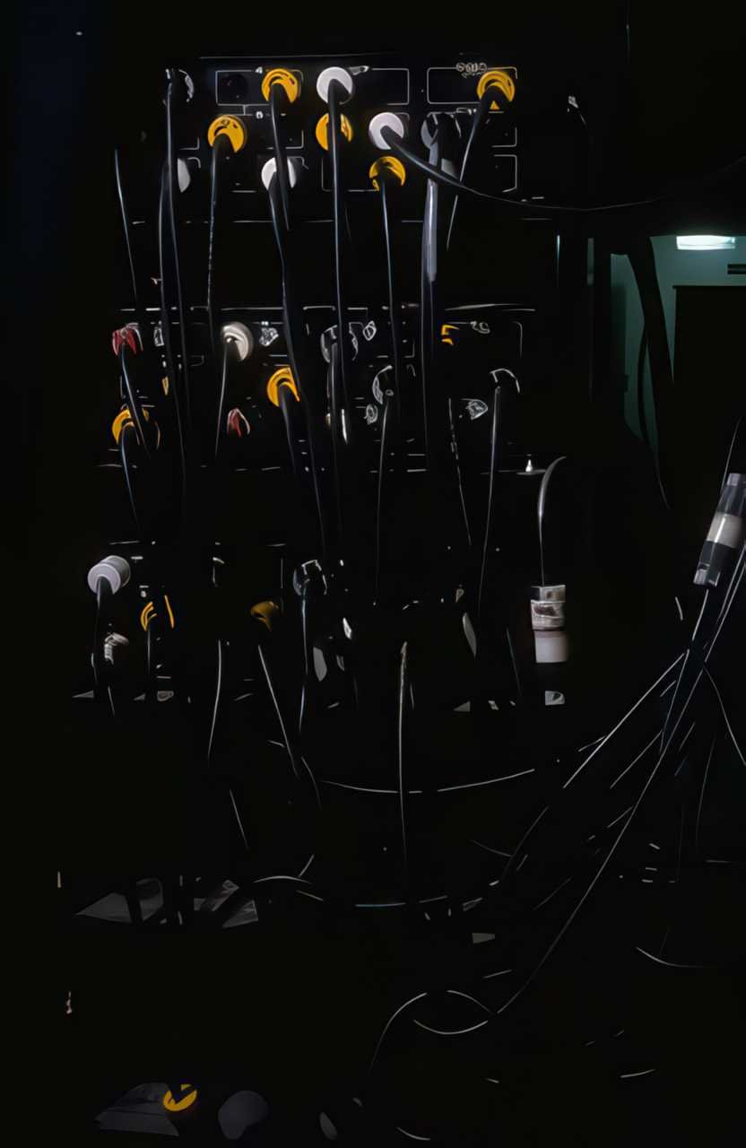 Theater Audio Rack Lights A4 Photo Print
