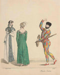 Theater Costume No16 GB Cartoon Vintage Retro Advert Poster