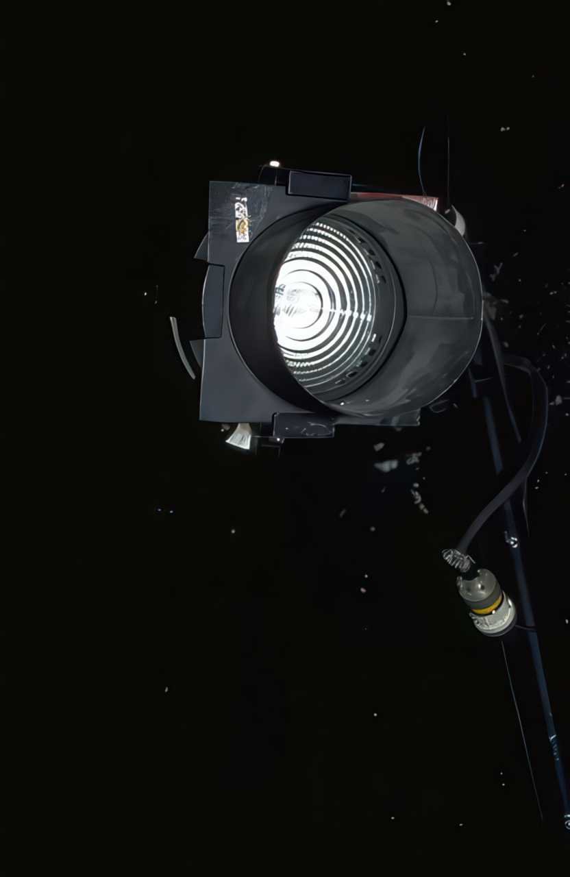 Theater Fresnel Spotlight Setup A4 Photo Print