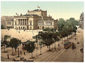 Theater Leipsig Saxony Vintage A4 Photo Print