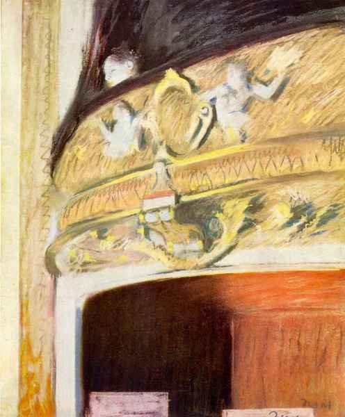 Theater Loge by Degas A4 Photo Print