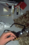 Theater Sunglasses Hair Desk A4 Photo Print