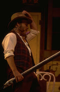 Theater Western Performer Bass A4 Photo Print
