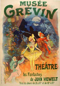 Theatre Musee Grevin Fantouches De John Hewelt Jules Cheret Vintage Advert A4 Photo Print