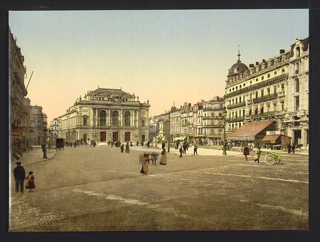 Theatre Place Montpelier Vintage A4 Photo Print