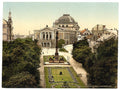 Theatre and Promenade Halle German Saxony Vintage A4 Photo Print