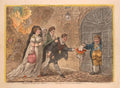Theatrical Mercantiles Riot GB Cartoon Vintage Retro Advert Poster