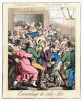 Theatrical Pleasures 1830 Cartoon Joke 001 Vintage A4 Photo Print