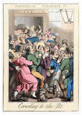 Theatrical Pleasures 1830 Vintage Cartoon Joke A4 Photo Print