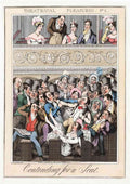 Theatrical Pleasures 1830B Vintage Cartoon Joke A4 Photo Print