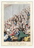 Theatrical Pleasures 1830C Vintage Cartoon Joke A4 Photo Print