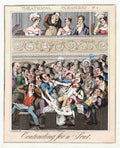Theatrical Pleasures 1830b Cartoon Joke 001 Vintage A4 Photo Print