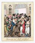 Theatrical Pleasures 1830f Cartoon Joke 001 Vintage A4 Photo Print
