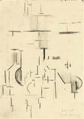 Theo van Doesburg abstract church 1915 Art A4 Photo Print