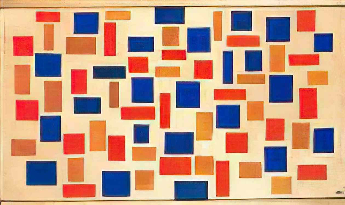 Theo van Doesburg composition 1918 Art A4 Photo Print