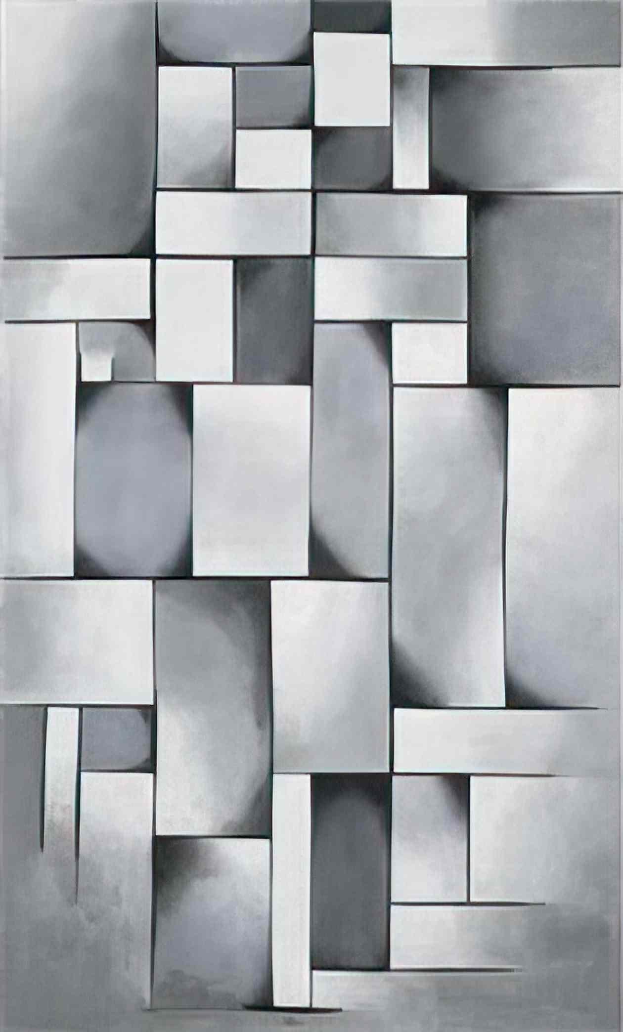 Theo van Doesburg composition in gray rag time 1919 Art A4 Photo Print