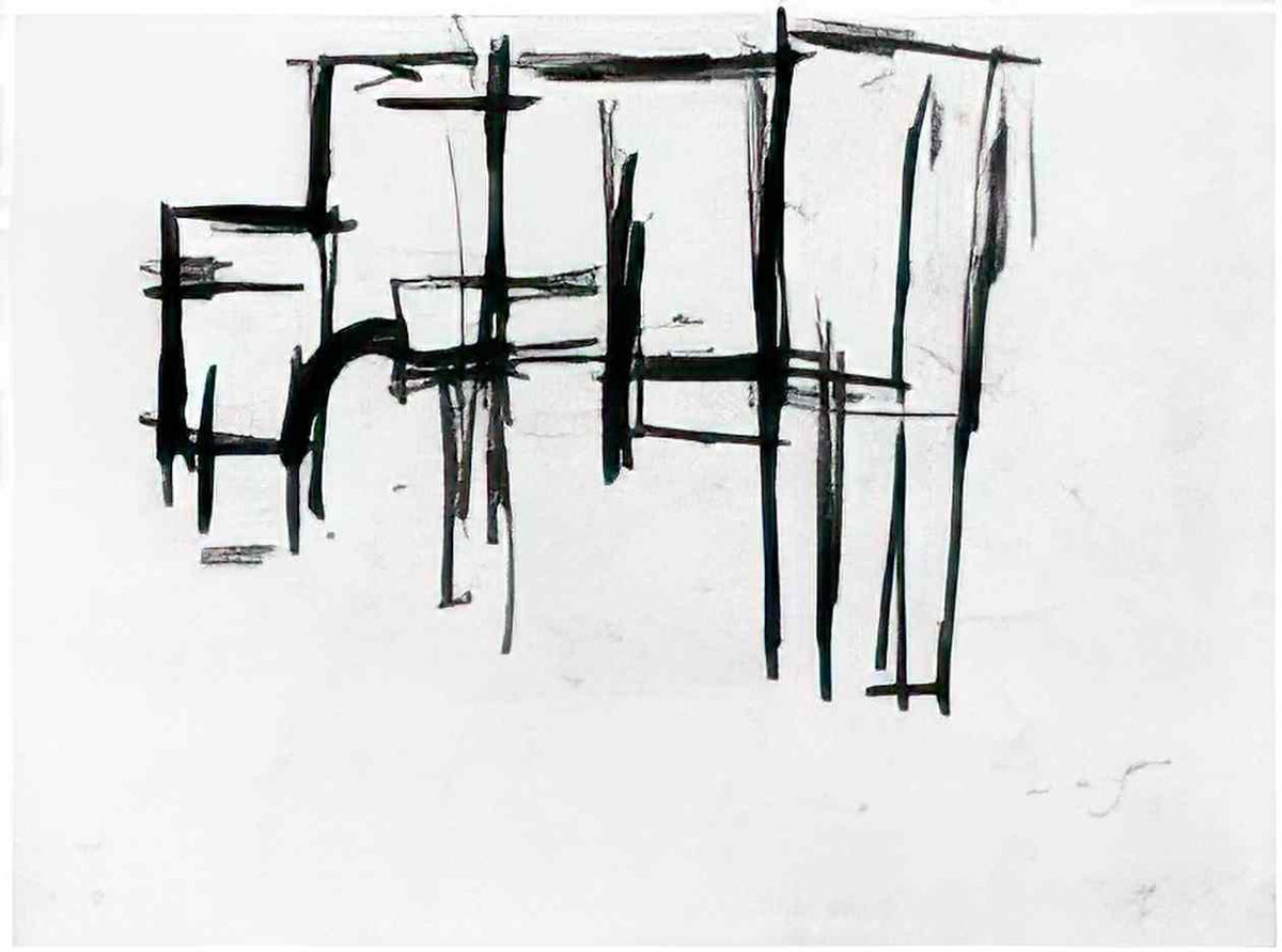 Theo van Doesburg composition the cow 4 Art A4 Photo Print