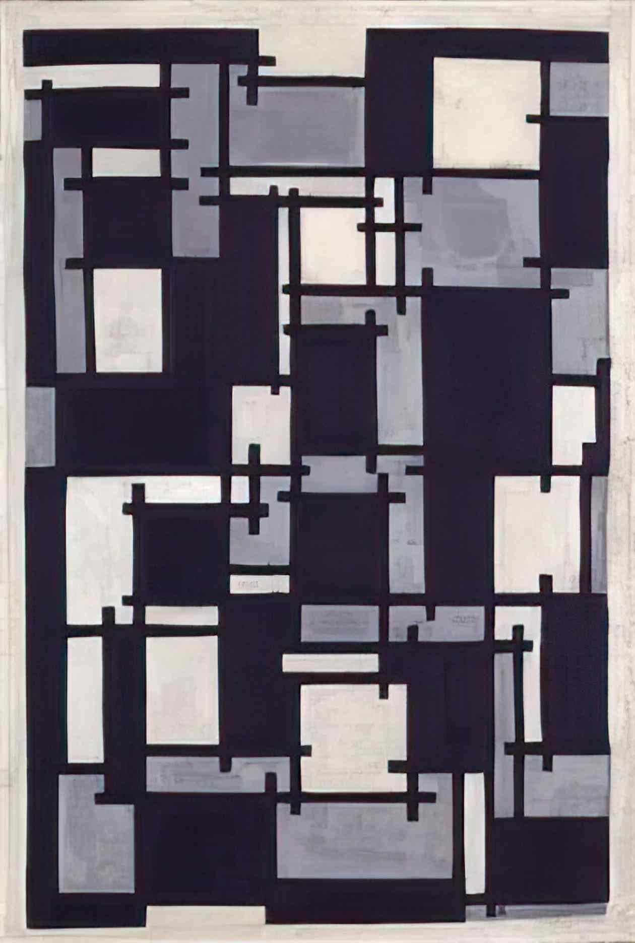 Theo van Doesburg composition x 1918 Art A4 Photo Print
