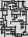 Theo van Doesburg composition xiii woman in studio 1918 Art A4 Photo Print