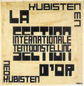 Theo van Doesburg design for an exhibition poster for la section d or Art A4 Photo Print