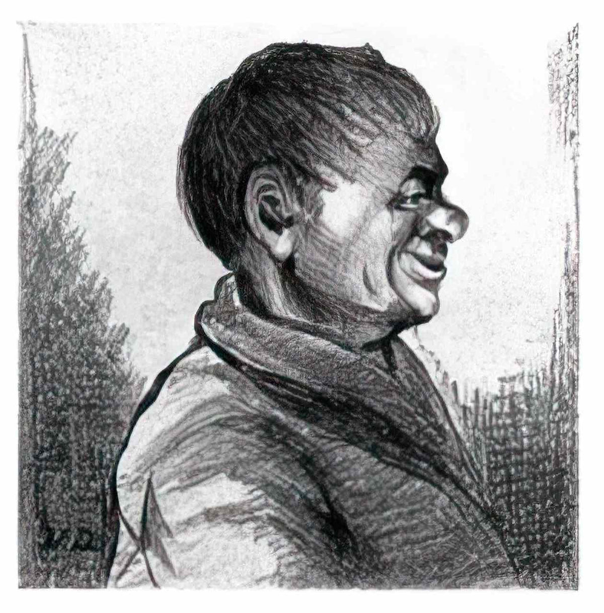 Theo van Doesburg farmer 1910 Art A4 Photo Print
