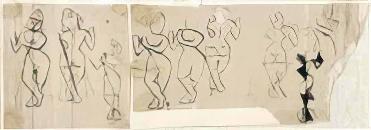 Theo van Doesburg krishna playing a flute 1916 Art A4 Photo Print