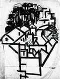 Theo van Doesburg landscape study for composition xii 1918 Art A4 Photo Print