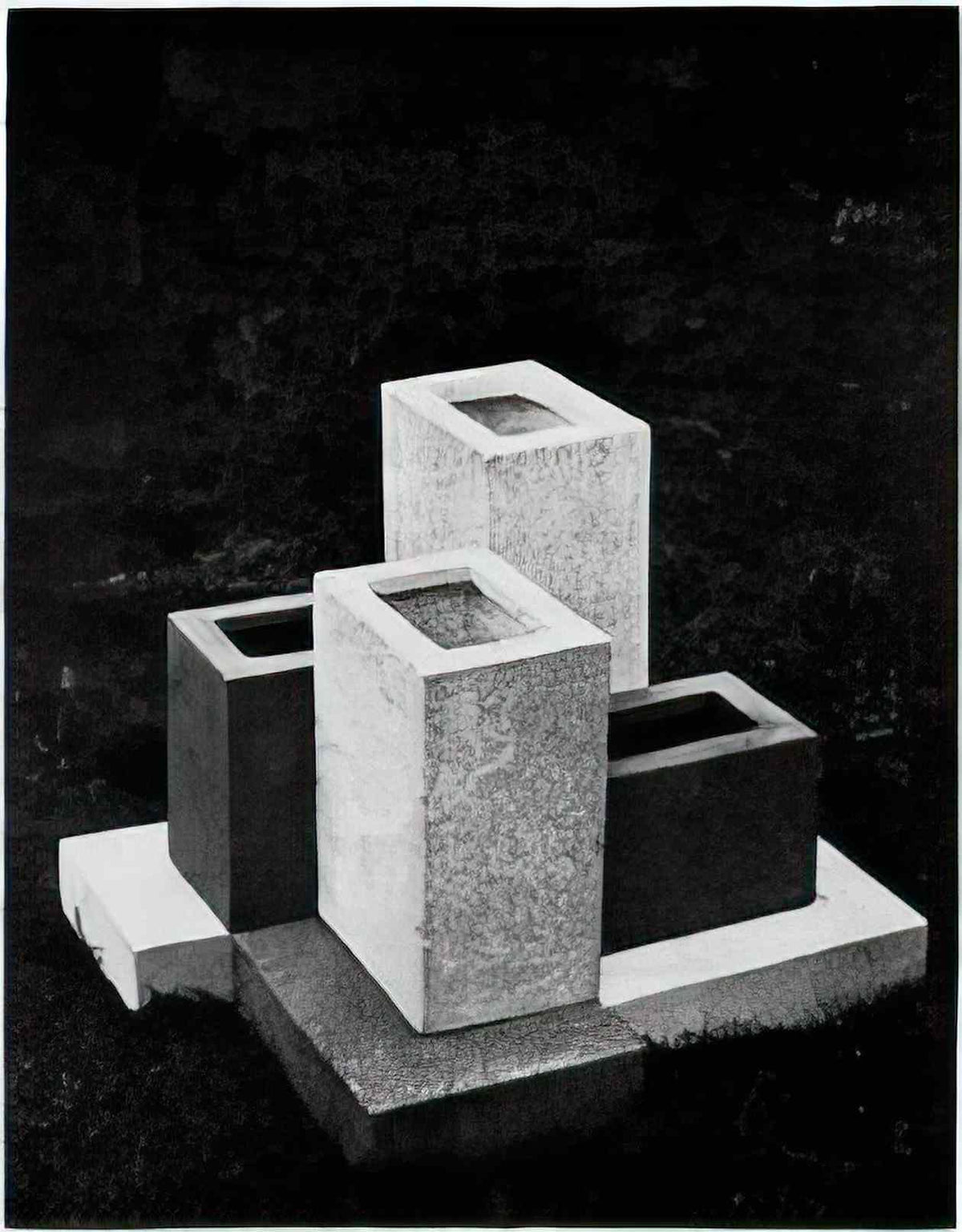 Theo van Doesburg plastic garden vases 1919 Art A4 Photo Print