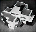 Theo van Doesburg private house model seen from the west 1923 Art A4 Photo Print