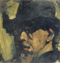 Theo van Doesburg self portrait with hat 1909 1 Art A4 Photo Print