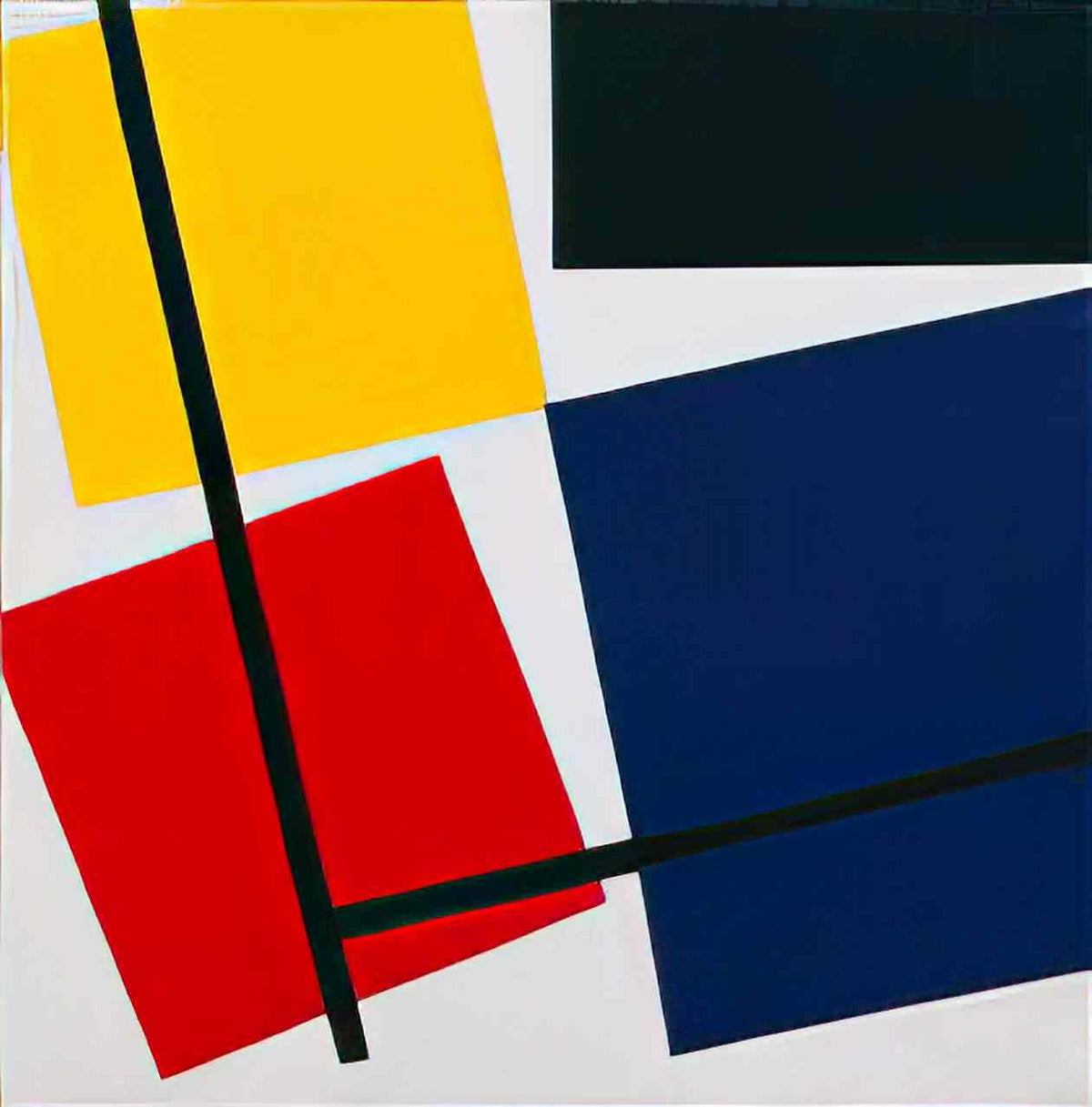 Theo van Doesburg simultaneous counter composition 1930 Art A4 Photo Print