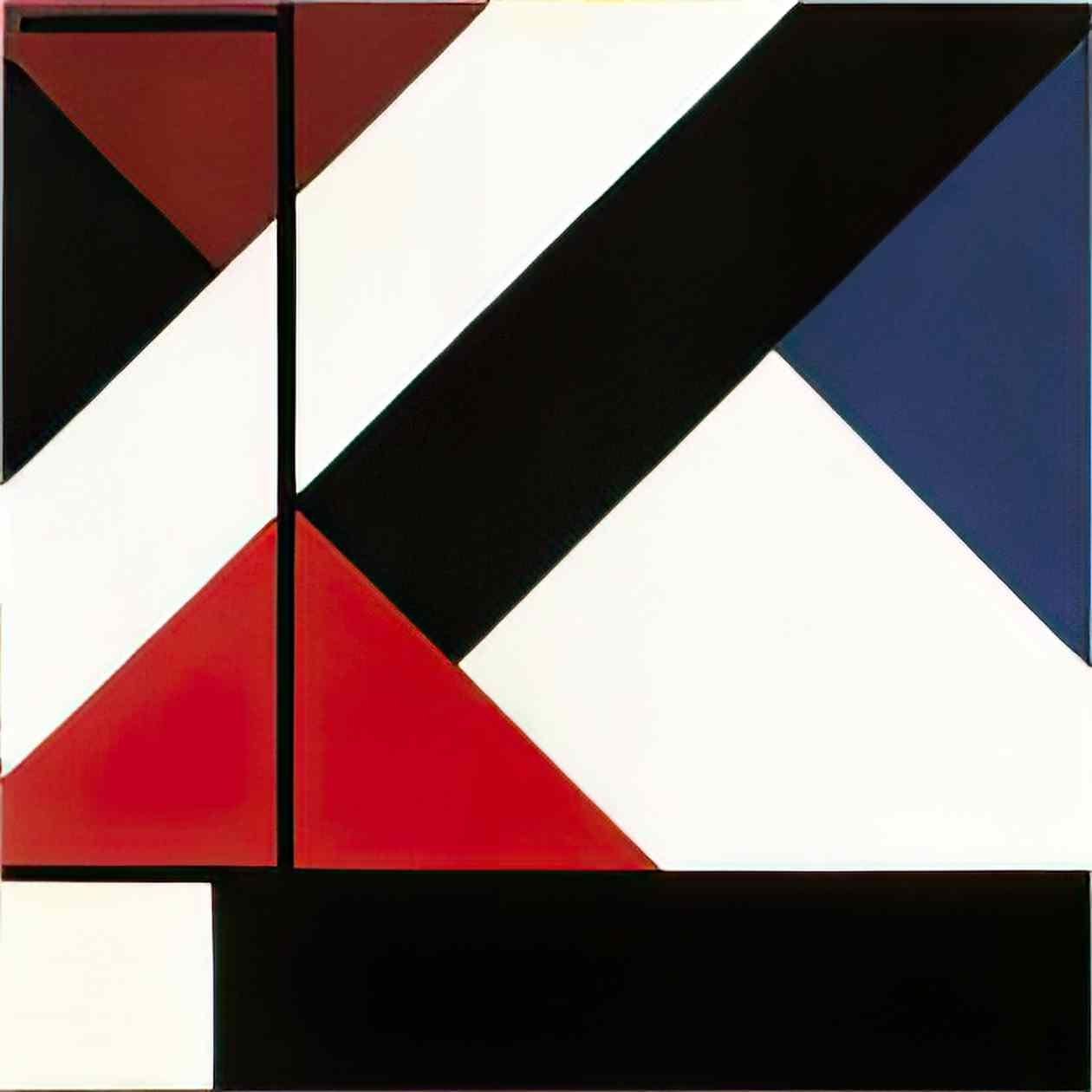Theo van Doesburg simultaneous counter composition Art A4 Photo Print
