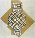 Theo van Doesburg sketch for the ceiling 1923 Art A4 Photo Print