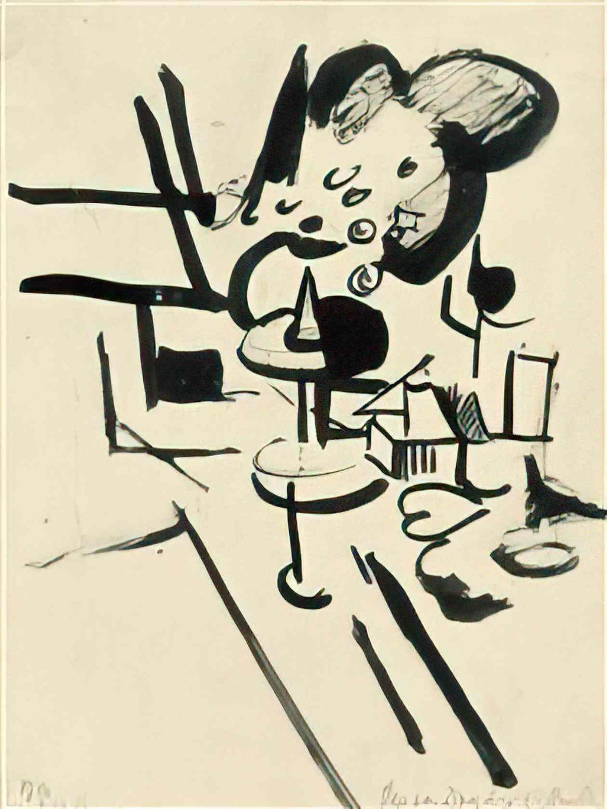 Theo van Doesburg still life Art A4 Photo Print