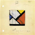 Theo van Doesburg study for counter composition xiv 1931 Art A4 Photo Print