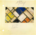Theo van Doesburg study for counter composition xvi Art A4 Photo Print