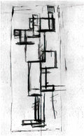 Theo van Doesburg study for rhythm of a russian dance 2 Art A4 Photo Print