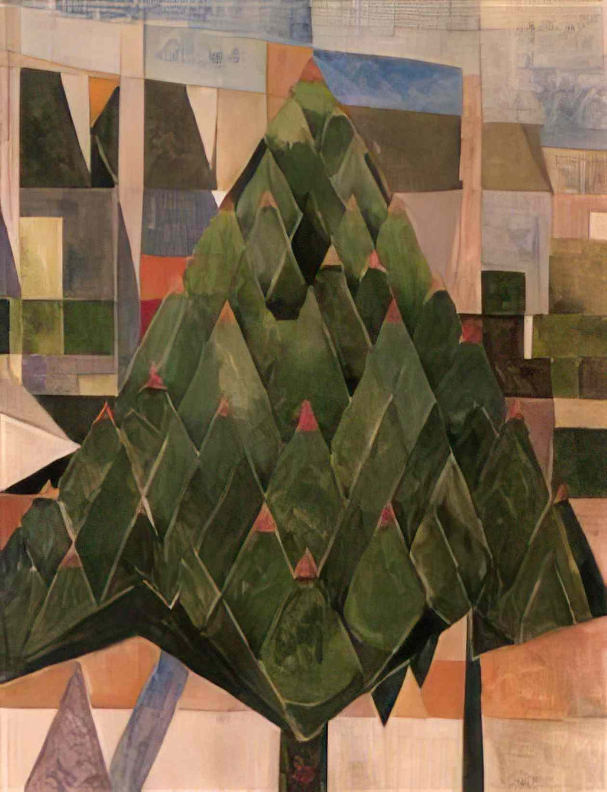 Theo van Doesburg tree 1916 Art A4 Photo Print